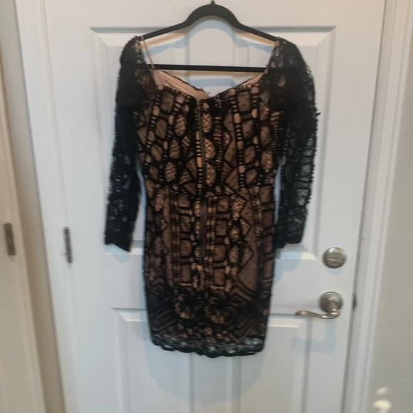 Bardot Zendaya Mini Lace Dress In Black size 12 NWT - Picture 12 of 13